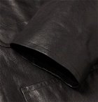 Maison Margiela - Full-Grain Leather Jacket - Black