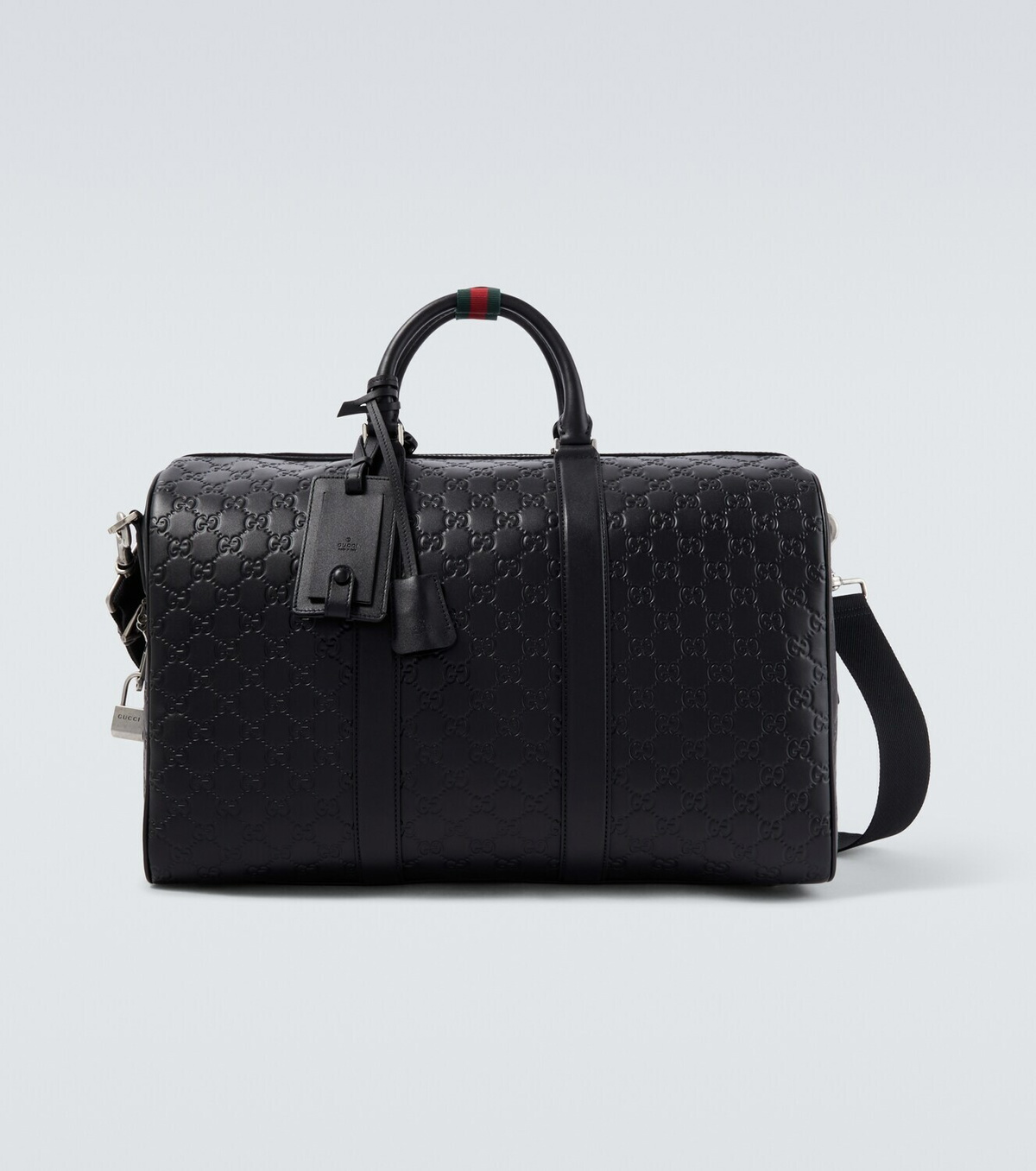 Gucci GG leather duffel bag
