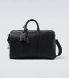 Gucci GG leather duffel bag