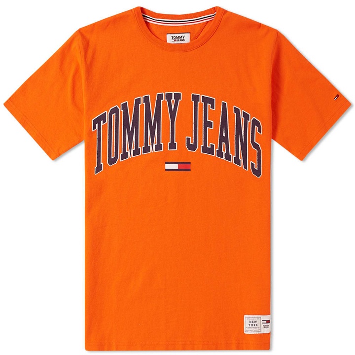 Photo: Tommy Jeans Collegiate Tee Orange