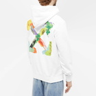 Off-White Men's Brush Arrow Slim Hoodie in White