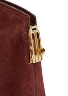 Victoria Beckham Victoria Suede Crossbody bag - Dark Brown - One Size