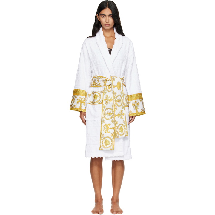 Photo: Versace White 'I Heart Baroque' Bathrobe