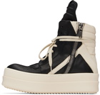 Rick Owens Black Porterville Mega Bumper Geobasket Sneakers