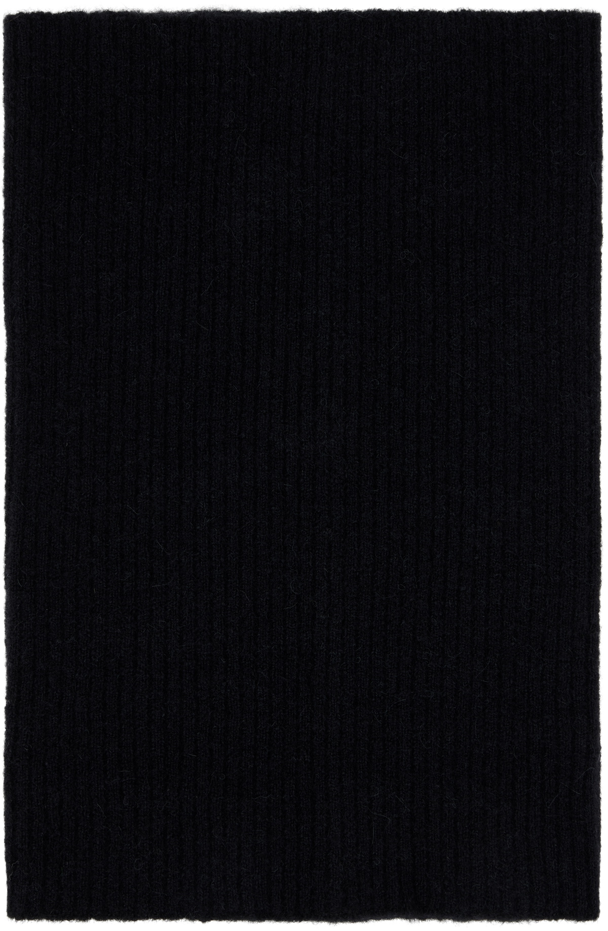 Rick Owens Black Concordians Tube Scarf