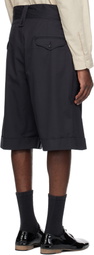 Engineered Garments Navy Gurkha Shorts