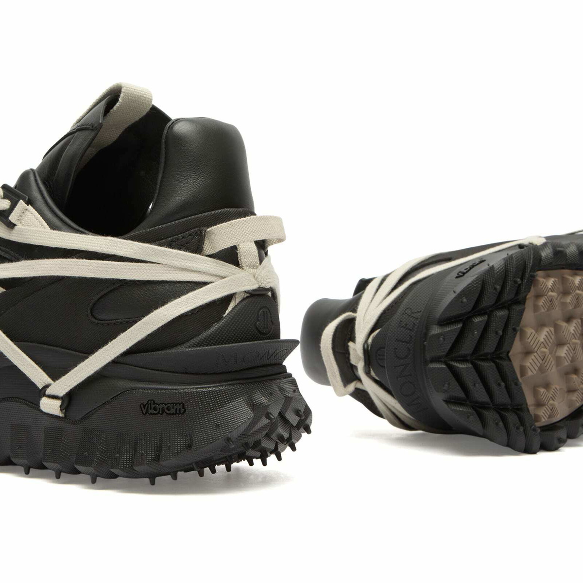 Rick Owens x Moncler Trailgrip Megalace Sneaker in Black