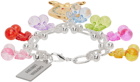 Chopova Lowena Silver Cherry Charm Bracelet