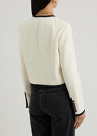 Veronica Beard Beale Cotton-blend Jacket Cream
