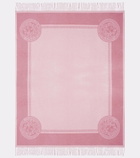 Versace Home Icon fringed silk and cashmere blanket