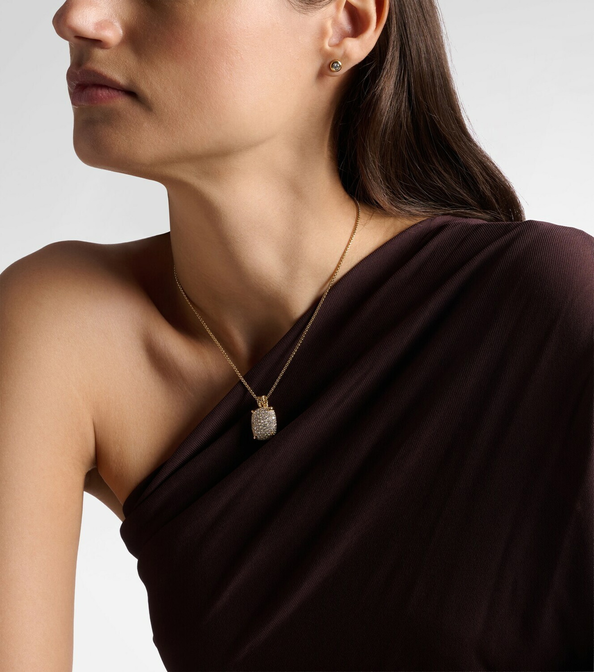 David Yurman Châtelaine® 18kt gold pendant necklace with diamonds