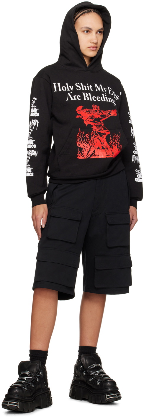 Online Ceramics x Dilara Findikoglu パーカー Online Ceramics Black Dilara Findikoglu Edition 'My Eyes Are