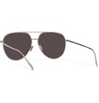 Berluti - Aviator-Style Silver-Tone Sunglasses - Gold