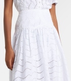 Polo Ralph Lauren Broderie anglaise cotton midi skirt