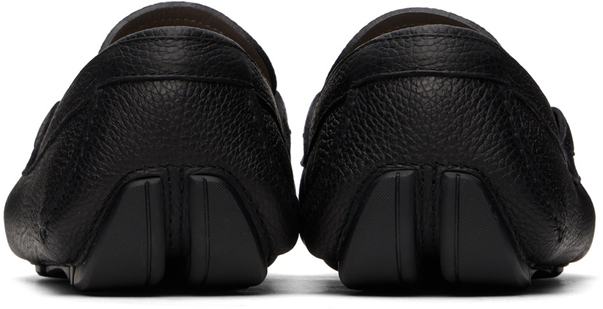 Ferragamo Black Gancini Ornament Loafers Salvatore Ferragamo