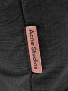 Acne Studios - Logo-Embossed Suede-Trimmed Nylon-Ripstop Backpack