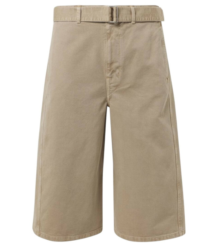 Photo: Lemaire Twisted denim shorts