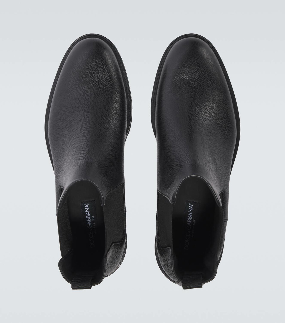 Dolce&Gabbana Altavilla leather Chelsea boots