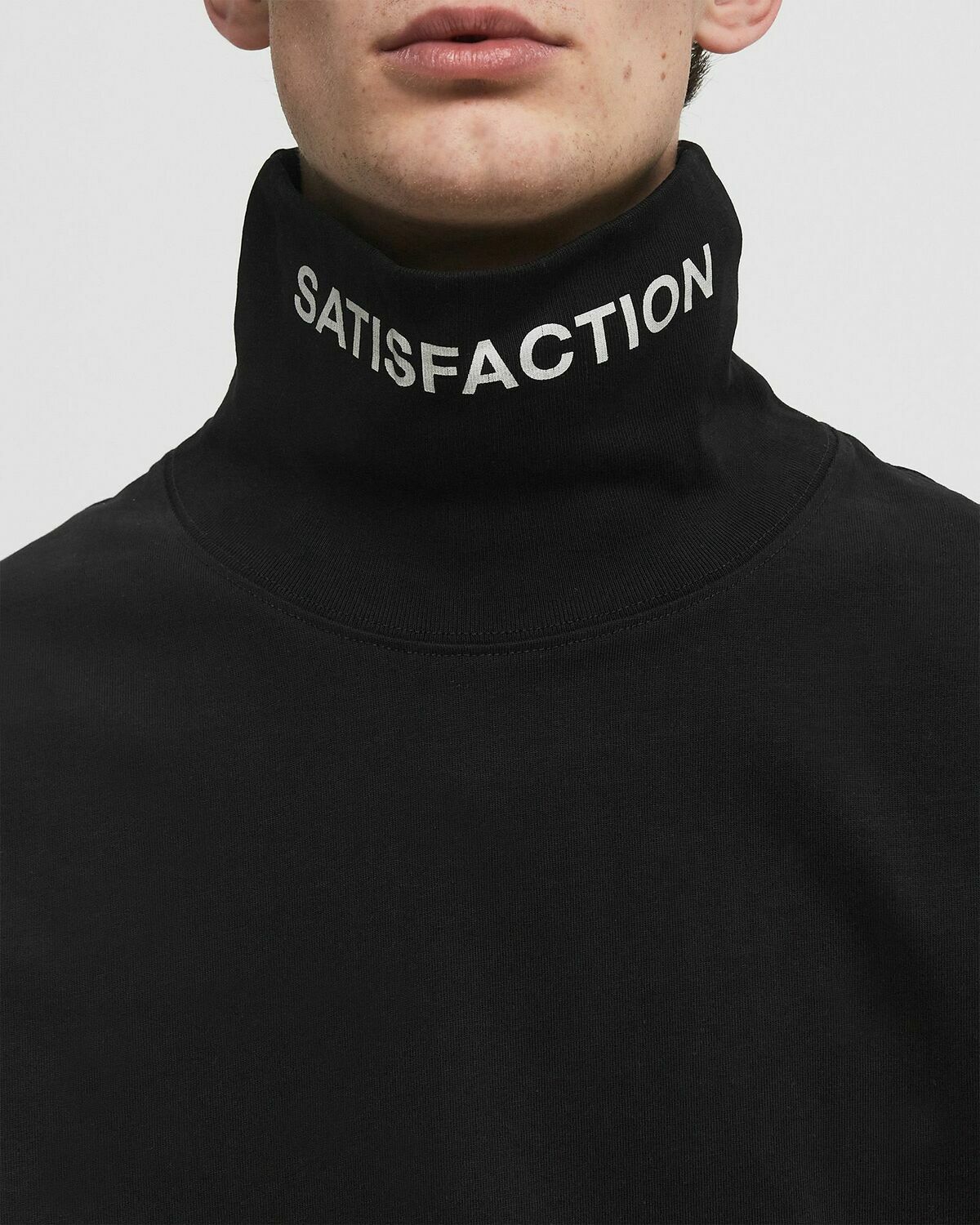 Pleasures SATISFACTION TURTLENECK Black Mens Sweatshirt