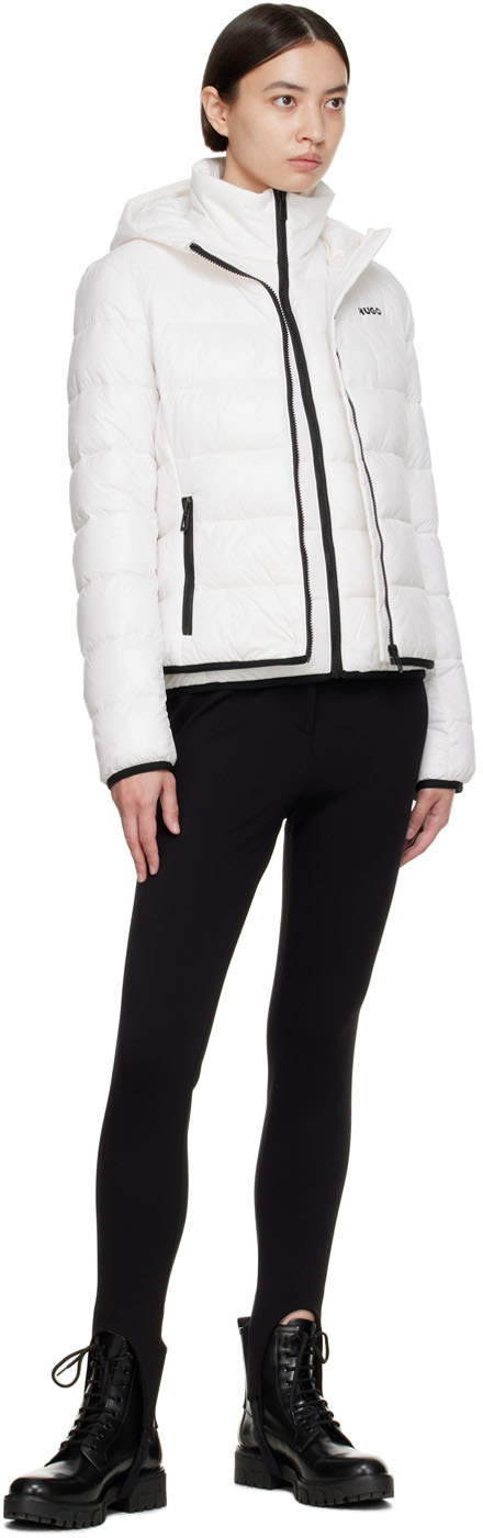 Hugo Black Nylon Leggings