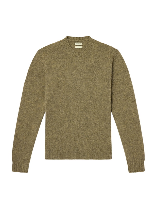 Photo: De Bonne Facture - Brushed Merino Wool Sweater - Green