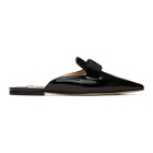 Jimmy Choo SSENSE Exclusive Black Patent Galaxie Loafers