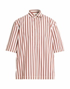 Lardini Mens Shirt in Brown