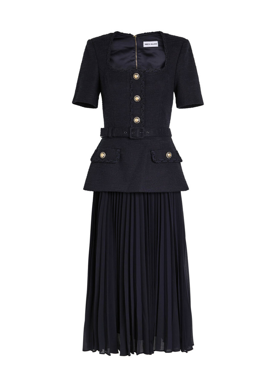 Rebecca Vallance Chantara crystal-embellished corset dress
