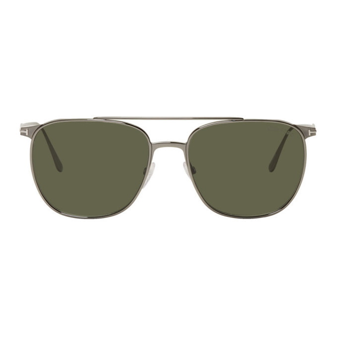 Photo: Tom Ford Gunmetal Kip Sunglasses