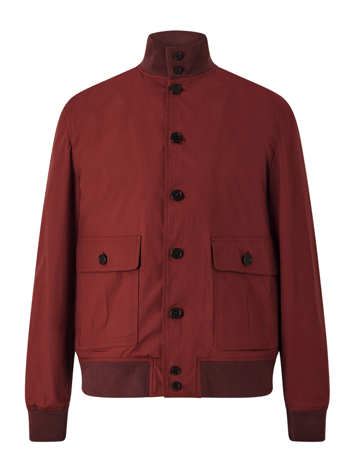 Valstar - Organic Cotton-Blend Twill Bomber Jacket - Blue Valstarino