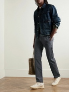RRL - Officer's Slim-Fit Straight-Leg Cotton-Twill Chinos - Blue