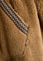 Ugg Oversized Hooded Faux fur Sweatshirt Brown