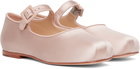 Sandy Liang Pink Mary Jane Pointe Ballerina Flats