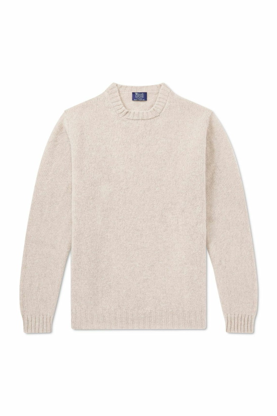 Photo: William Lockie - Virgin Wool Sweater - Neutrals