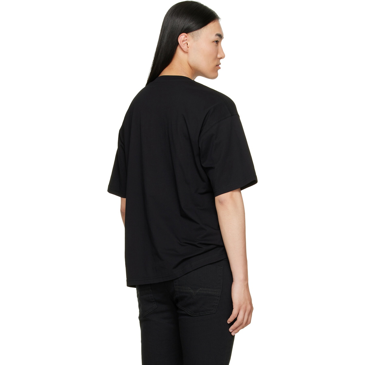 Diesel Black Diesel Patch Logo T-shirt