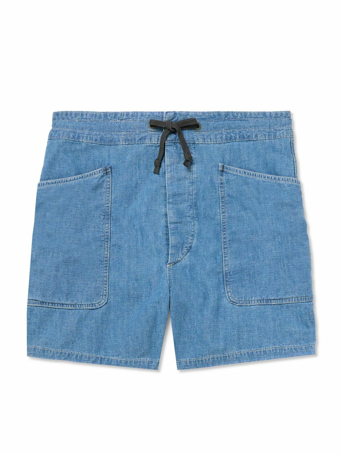 RRL - Officer Straight-Leg Cotton Shorts - Green RRL