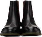 Paul Smith Black & Red Canon Chelsea Boots