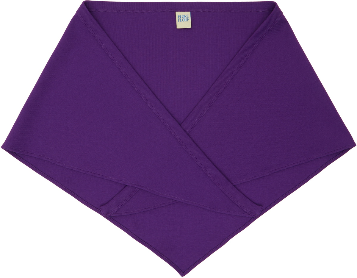 FLORE FLORE Purple Flore Scarf