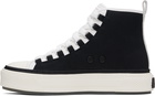 AMIRI Black & White MA Court Hi Sneakers
