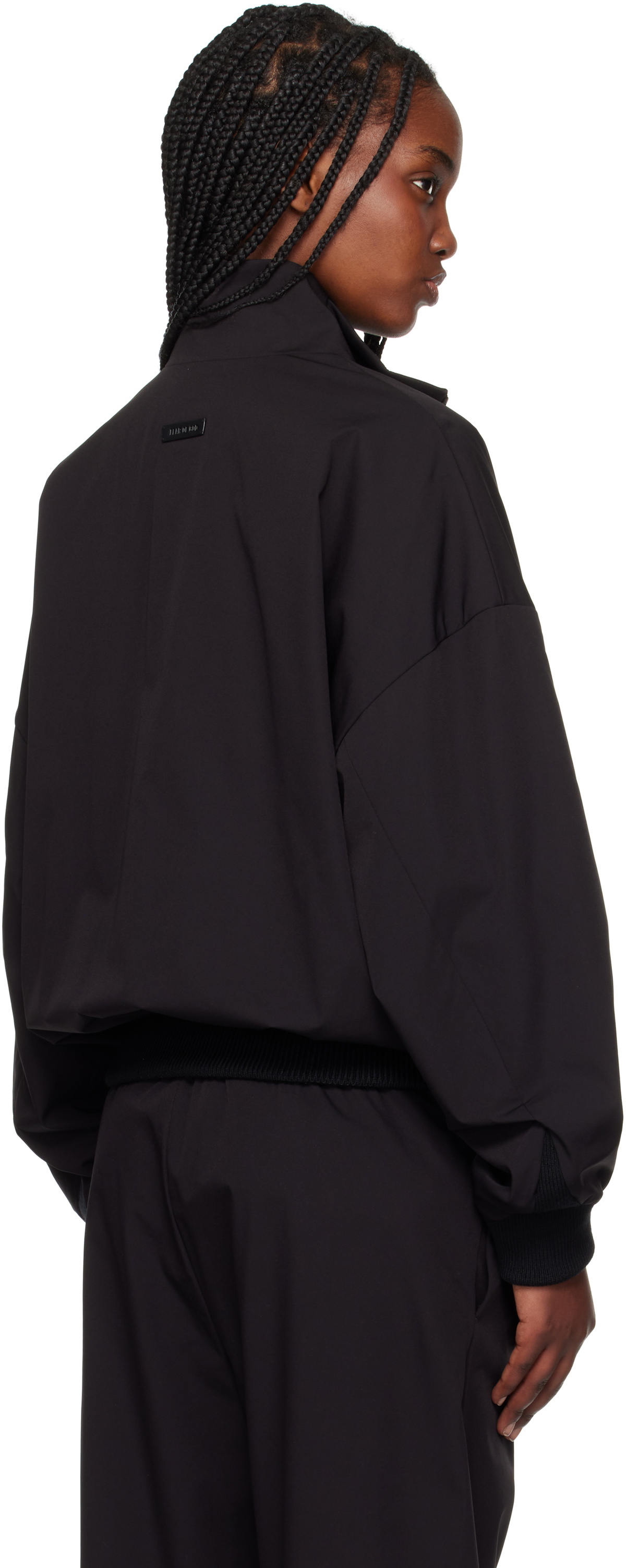 Fear of God Black Nylon Track Jacket