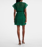 Elie Saab Macramé high-rise miniskirt