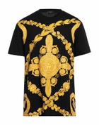 Versace Mens T-shirt in Black