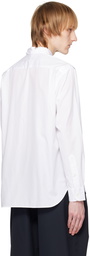 Comme des Garçons Homme White Paneled Shirt