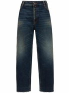 BALENCIAGA - Cropped Cotton Denim Jeans