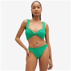 Hunza G Women's Juno Bikini in Emerald 