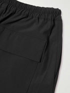 RÓHE - Straight-Leg Pleated Ripstop Trousers - Black