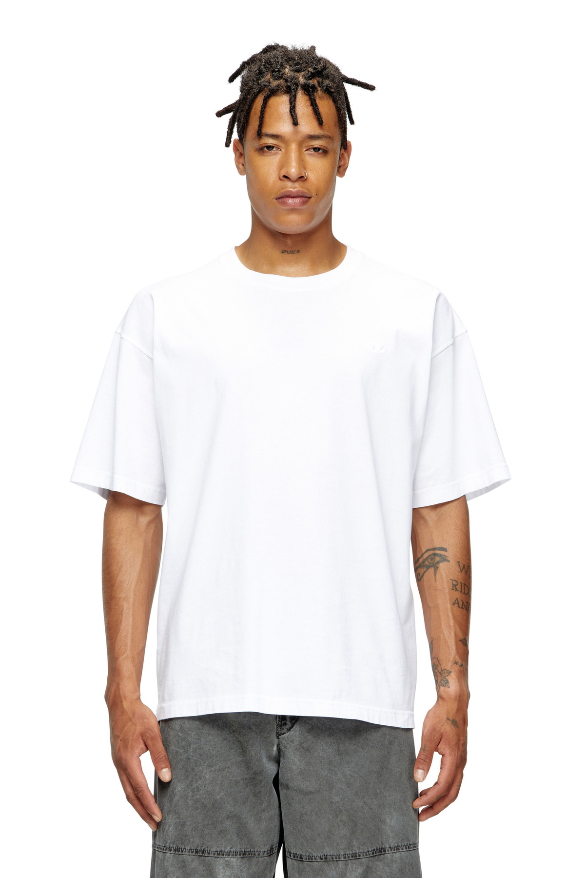 【送料&関税込】Diesel Tferry White Cotton Polo Shirt Diesel Tferry White Cotton Polo Shirt Diesel