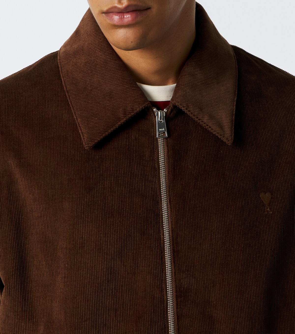 Ami Paris Ami de Coeur cotton corduroy blouson jacket