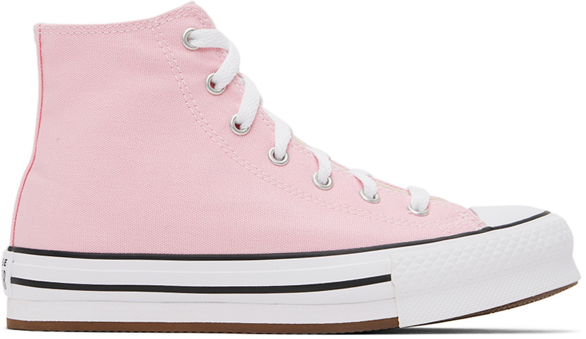 Pink converse kids best sale