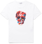 Alexander McQueen - Printed Cotton-Jersey T-Shirt - Men - White